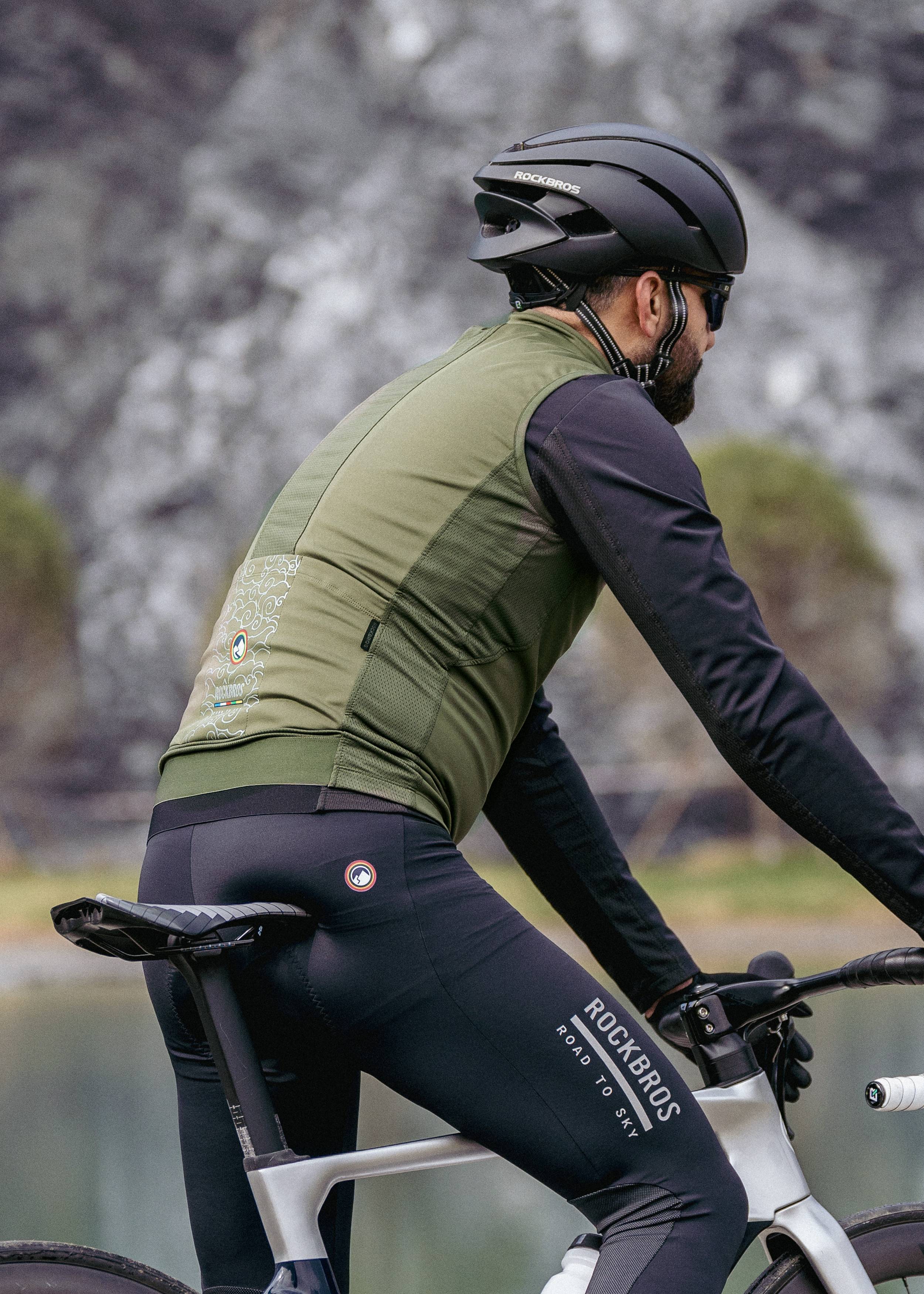 ROCKBROS Road-to-Sky Wind Proof Warm Cycling Gilets - Image 28