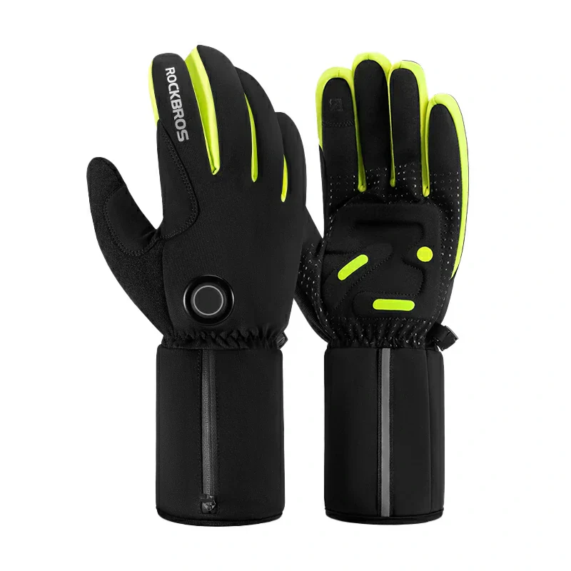 Winter Induction Heated Gloves Warm Windproof