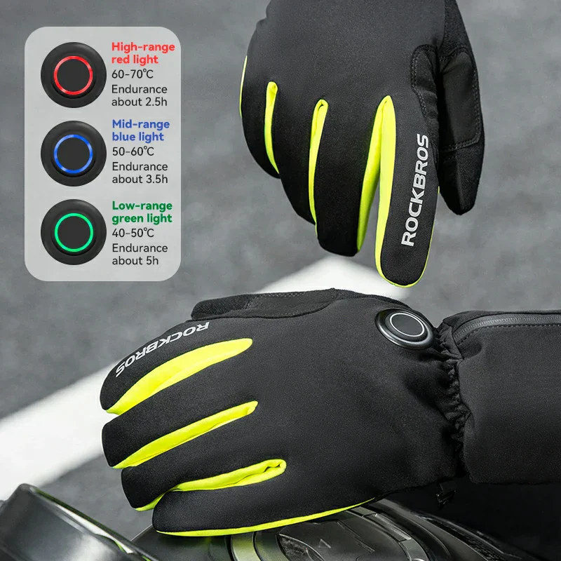 Winter Induction Heated Gloves Warm Windproof - Image 6