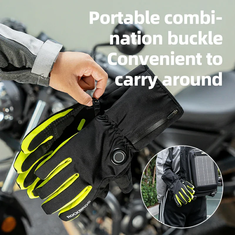 Winter Induction Heated Gloves Warm Windproof - Image 7