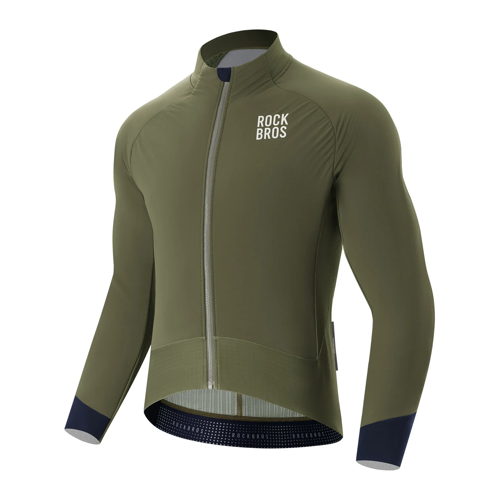 Winter Thermal Cycling Jacket Double-Layer Fleece Windproof Breathable