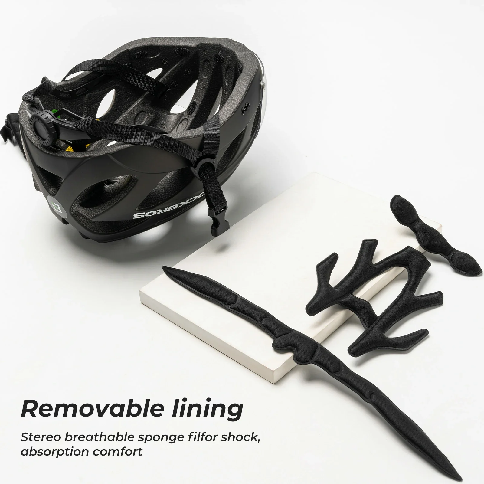 Adult Cycling Helmet with Magnetic Goggles   L/XL TT-16 - Image 11